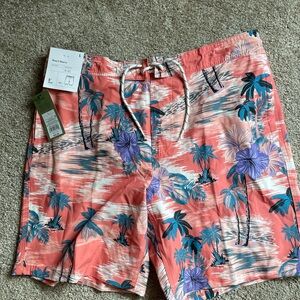 Tropical Coral Swim Shorts